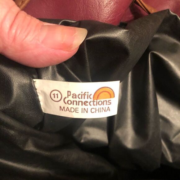 The Original Arizona Jean Co vinyl backpack. Vintage 90’s - Picture 8 of 8